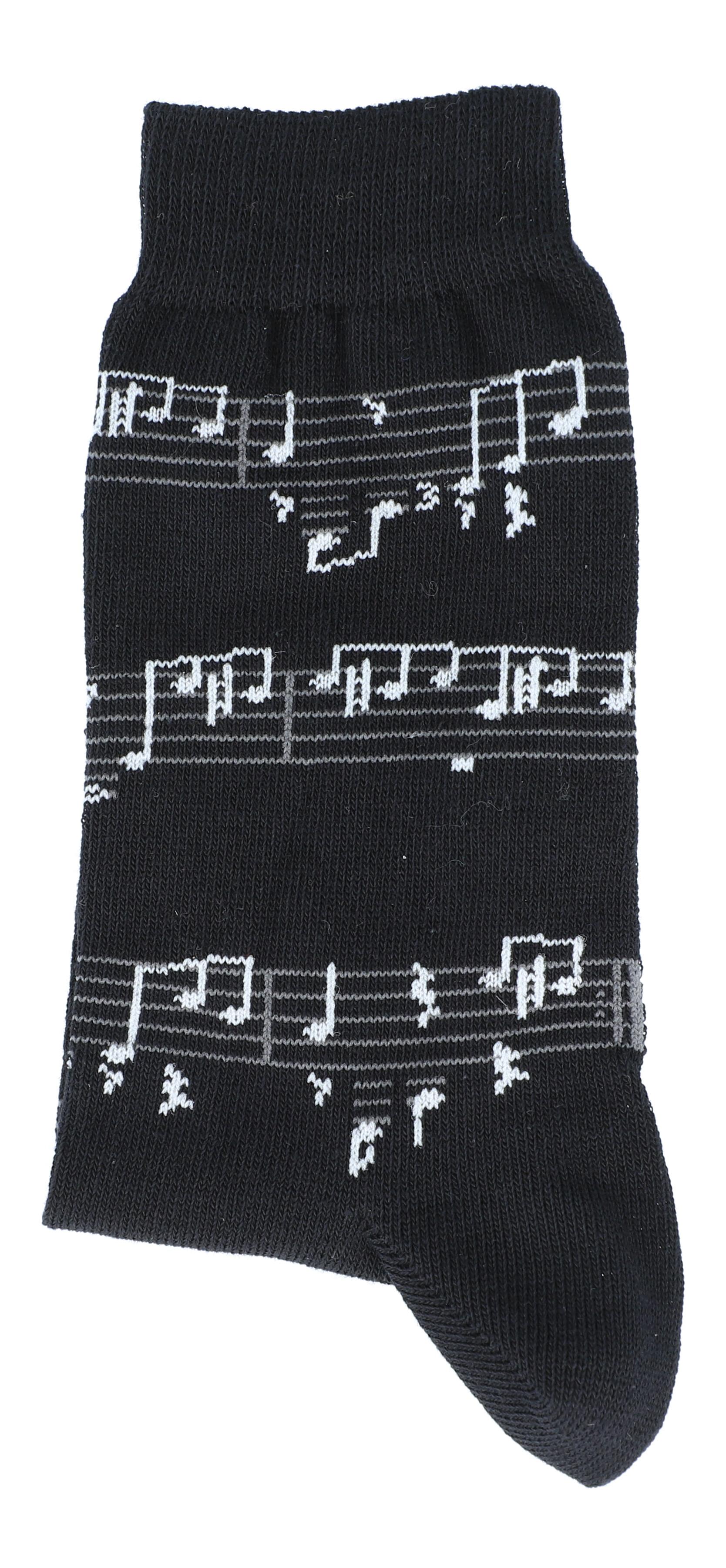 Socken Notenlinien 35-38