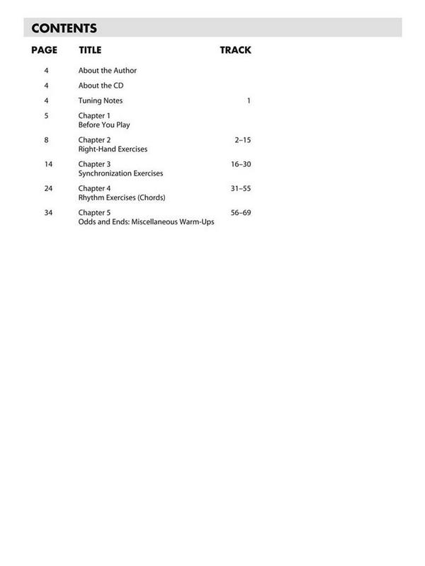 HL00865004 Daily Guitar Warm ups (+Online Audio Access)