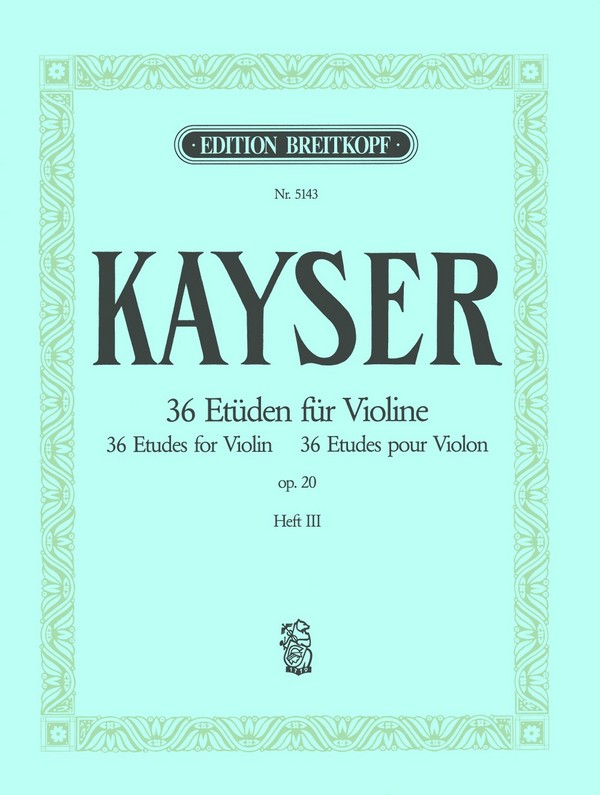 36 Etüden op.20 Band 3