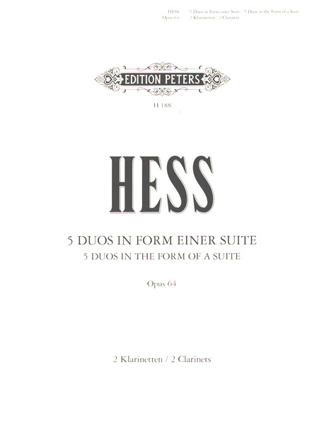 5 Duos in Form einer Suite op.64