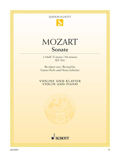 Sonate e-Moll KV 304