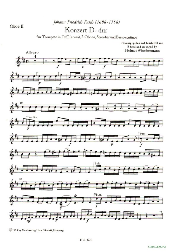 Konzert D-Dur für Trompete,