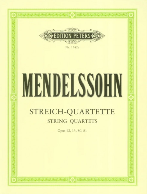 Streichquartette op.12, op.13, op.80 und op.81