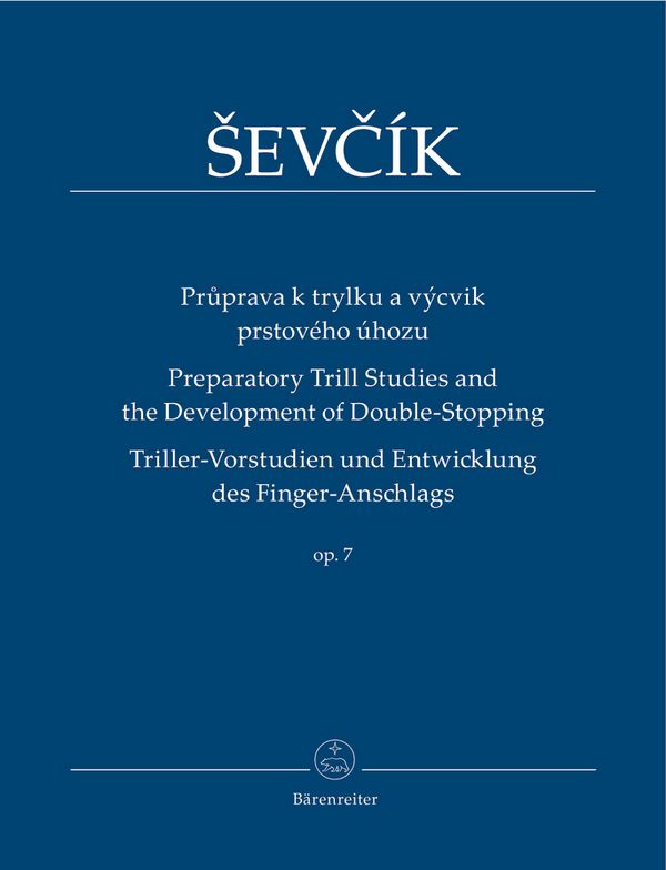 Triller-Vorstudien und Entwicklung des Finger-Anschlags op.7