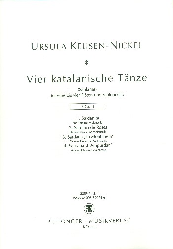 4 katalanische Tänze op.13