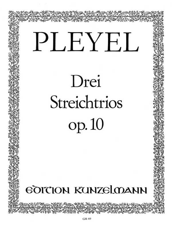 Drei concertante Trios op.10