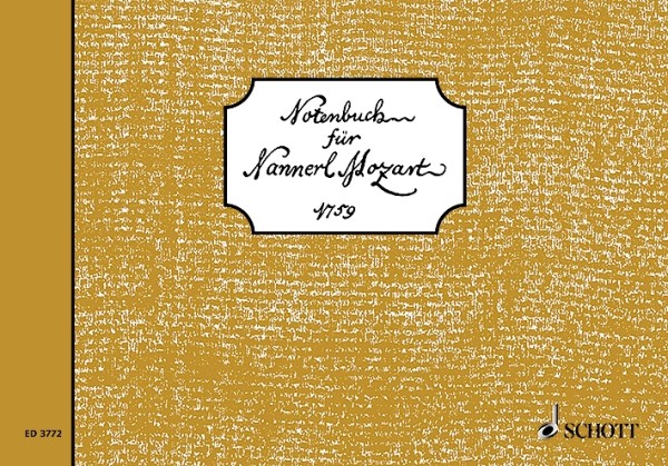 Notenbuch für Nannerl Mozart 1759