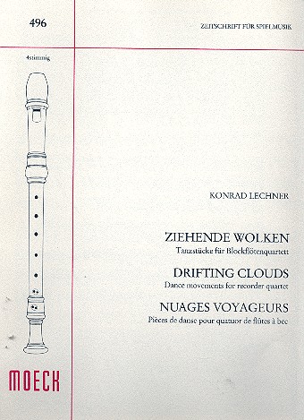 Ziehende Wolken für Blockflöten-