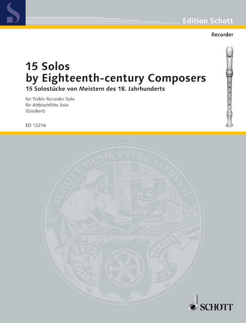 15 Solos by masters of the 18th century