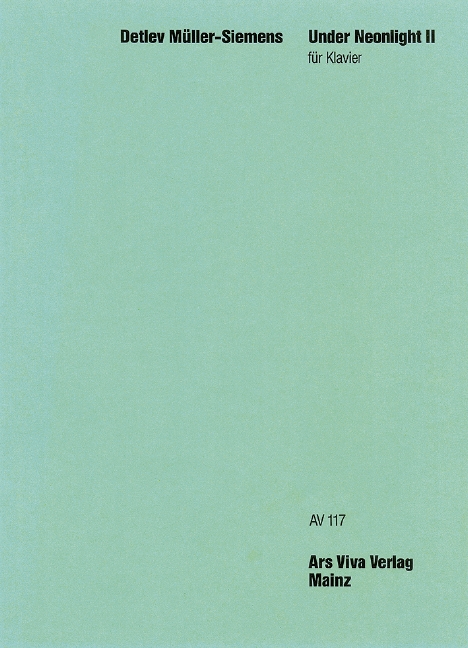 Under Neonlight 2 - 3 Klavierstücke