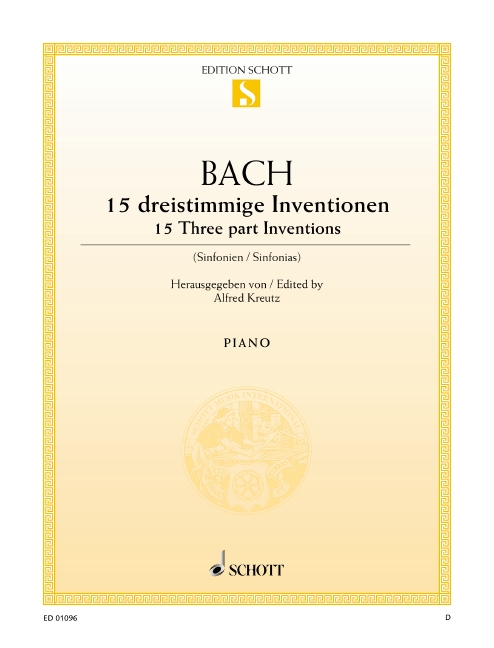 15 dreistimmige Inventionen BWV 787-801