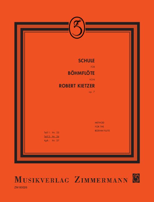 Schule für Böhmflöte op.7 Band 2