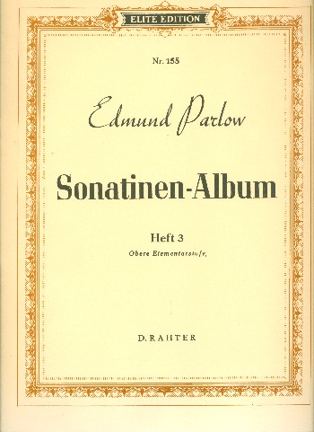 Sonatinen-Album Band 3 - obere Elementarstufe