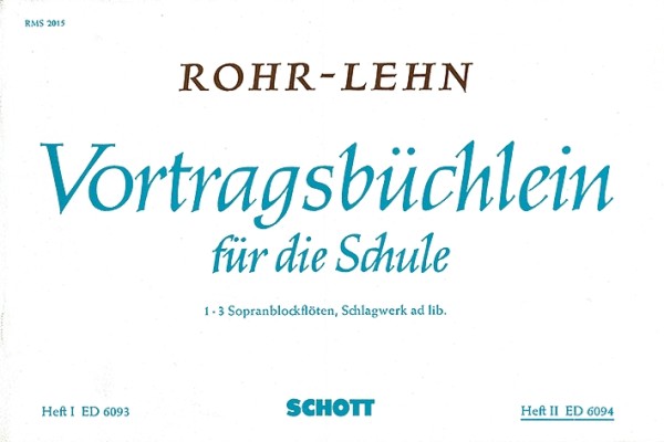 Vortragsbüchlein für die Schule Band 2