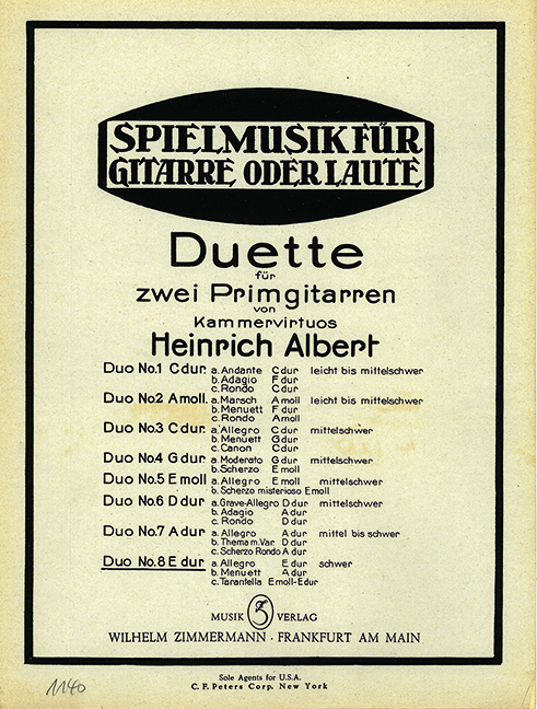Duett E-Dur Nr.8