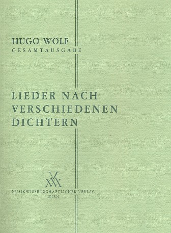 Lieder nach verschiedenen Dichtern