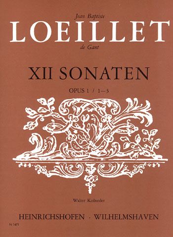 12 Sonaten op.1 Band 1 (Nr.1-3)