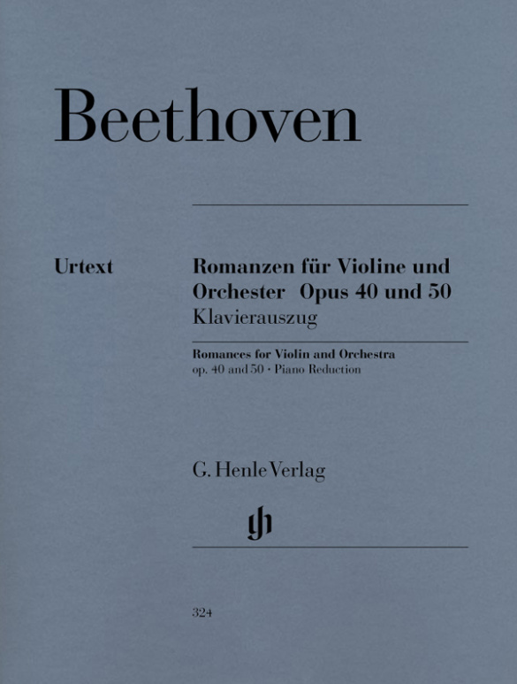 Romanzen op.40 und op.50 für Violine und Orchester