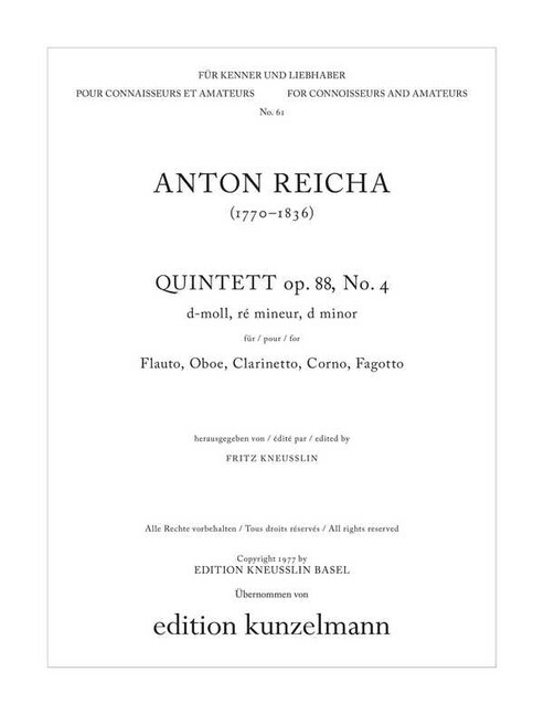 Quintett d-Moll op.88,4
