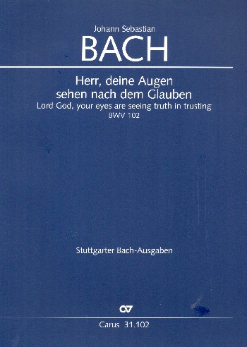 Herr, deine Augen sehen nach dem Glauben