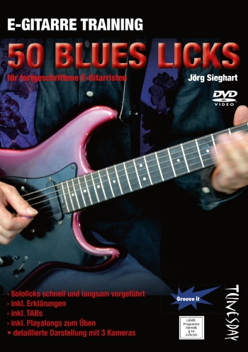50 Blues-Licks für fortgeschrittene E-Gitarristen