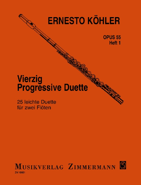 40 progressive Duette op.55 Band 1