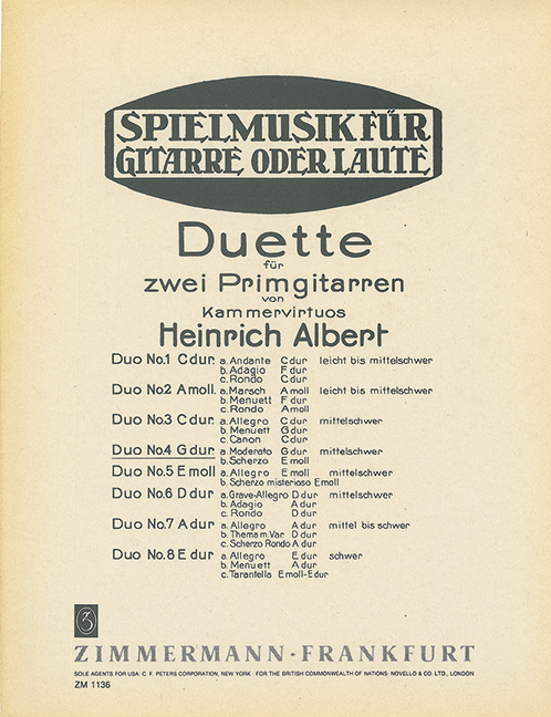 Duett G-Dur Nr.4