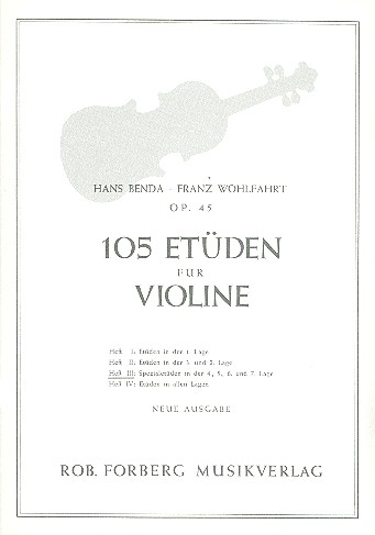 105 Etüden op.45 Band 3 (Nr.76-89)