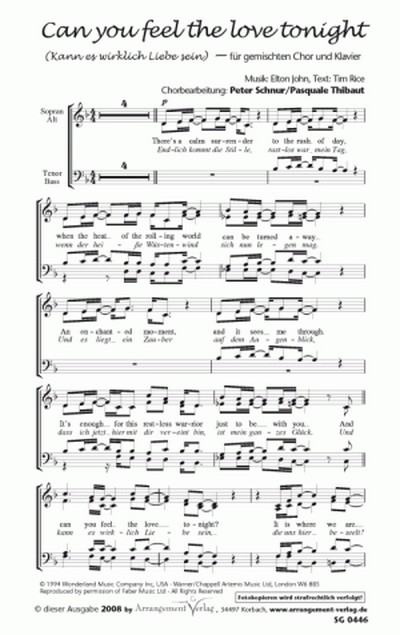 Can You feel the Love Tonight