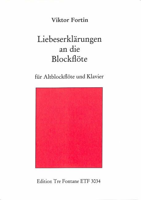 Liebeserklärungen an die Blockflöte