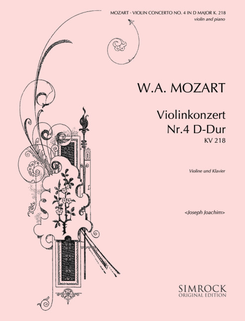 Konzert D-Dur Nr.4 KV218