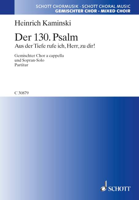 Aus der Tiefe rufe ich herr zu dir op.1a