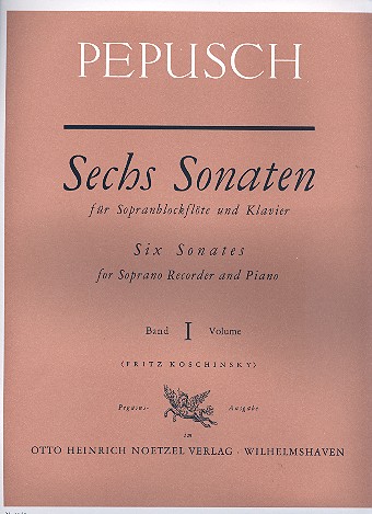 6 Sonaten Band 1 (Nr.1-3)