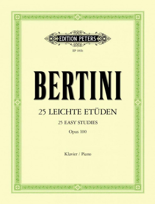 25 leichte Etüden op.100