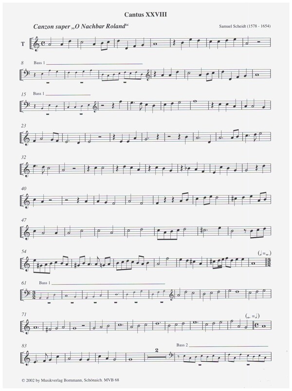 Fünfstimmige Instrumentalsätze