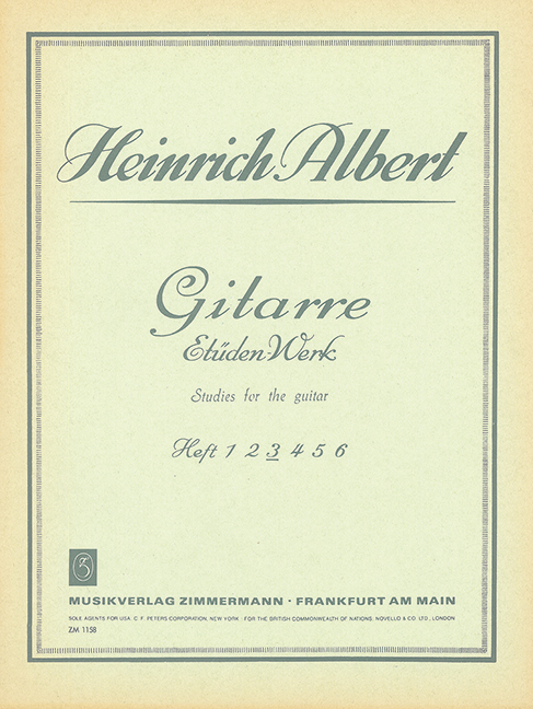 Gitarre-Etüden-Werk Band 3