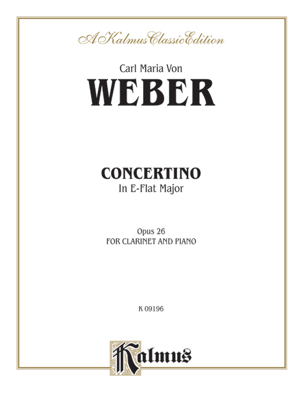 Concertino in E Flat Major op.26 for Clarinet and Orchestra