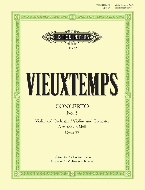 Konzert a-Moll Nr.5 op.37 für Violine und Orchester