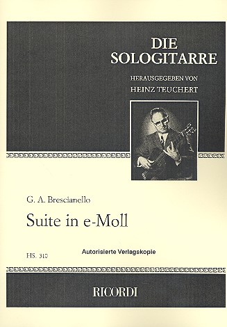 SUITE E-MOLL FUER GITARRE
