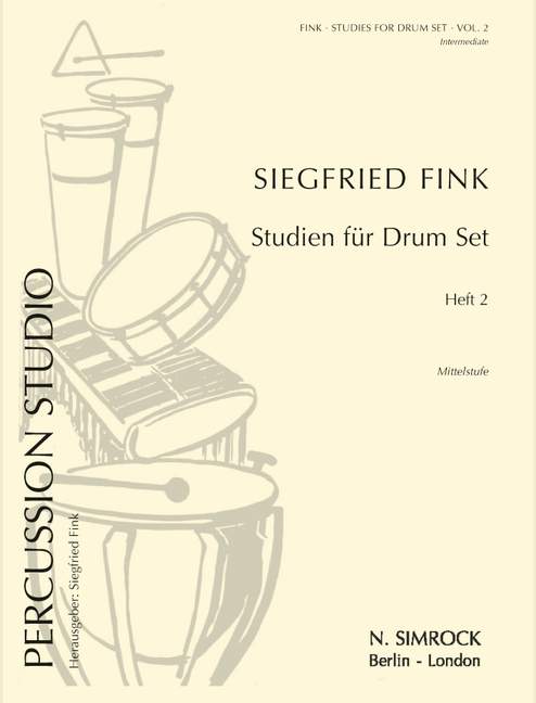 Studien für Drumset Band 2 - Mittelstufe