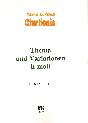Thema und Variationen h-Moll VL80