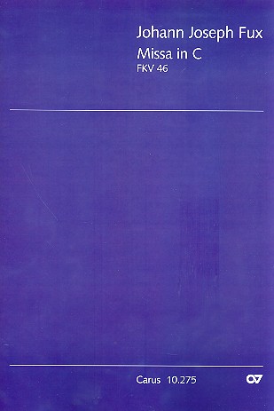 Messe C-Dur FKV46 für Soli (SATB),