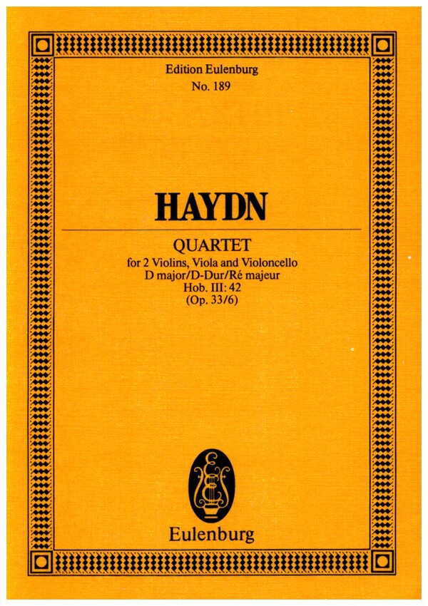 Streichquartett op.33,6 Hob.III:42