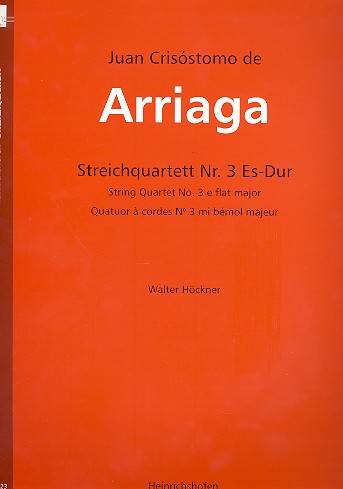 Streichquartett Es-Dur Nr.3