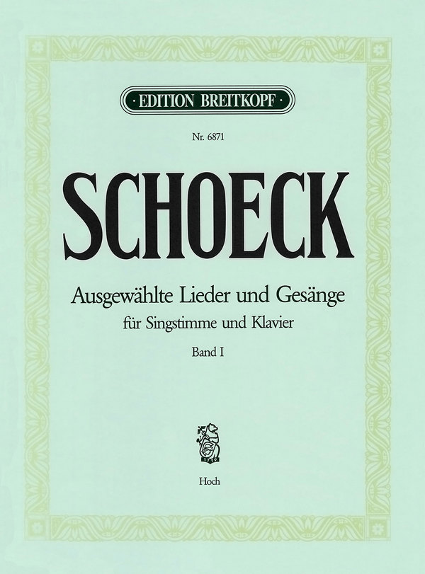 Ausgewählte Lieder und Gesänge Band 1