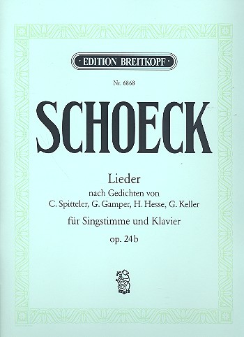 Lieder op.24b für Singstimme und