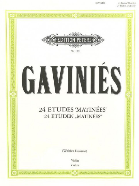 24 Etüden "Matinées"