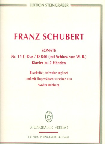 Sonate C-Dur Nr.14 D840 (mit Schluss)