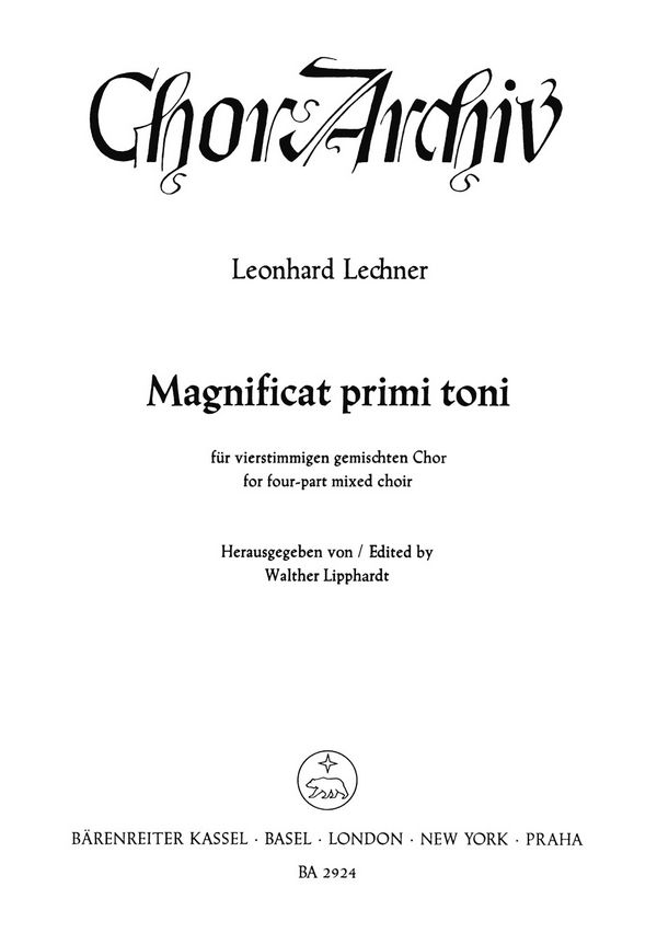 Magnificat primi toni für gem chor