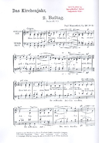 Bußtag op.110,11